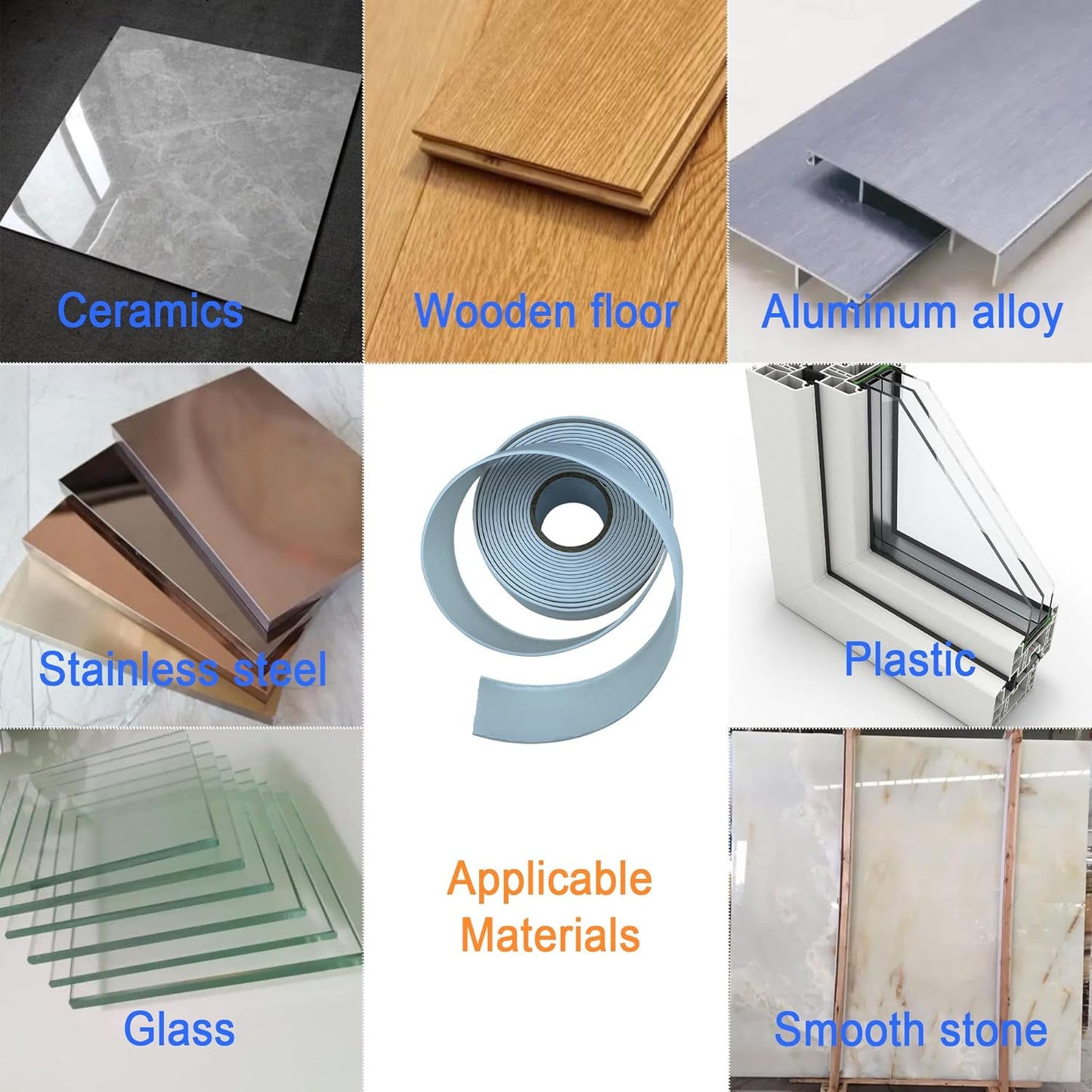 TOUSEA White Caulk Tape for Bathtub Self Adhesive,1.5" x 19.7Ft sealant Caulk Strip Caulking Sealing Tape for Kitchen Countertop,Bathroom,Toilet,and Bathtub Floor Wall Edge Protector