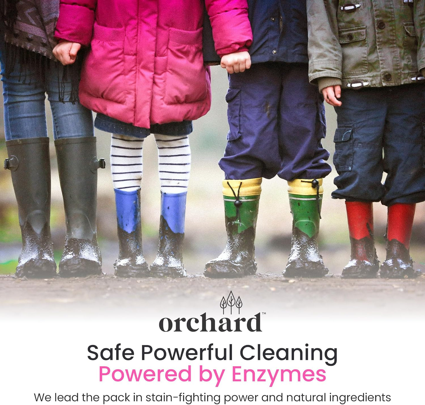 Orchard Laundry Detergent Powder Natural Deep Cleaning Laundry Powder for Sensitive Skin - Fragrance Free - Plant Based Effective Ingredients - 65 Loads - Enzyme-Powered, Eco Friendly Detergent