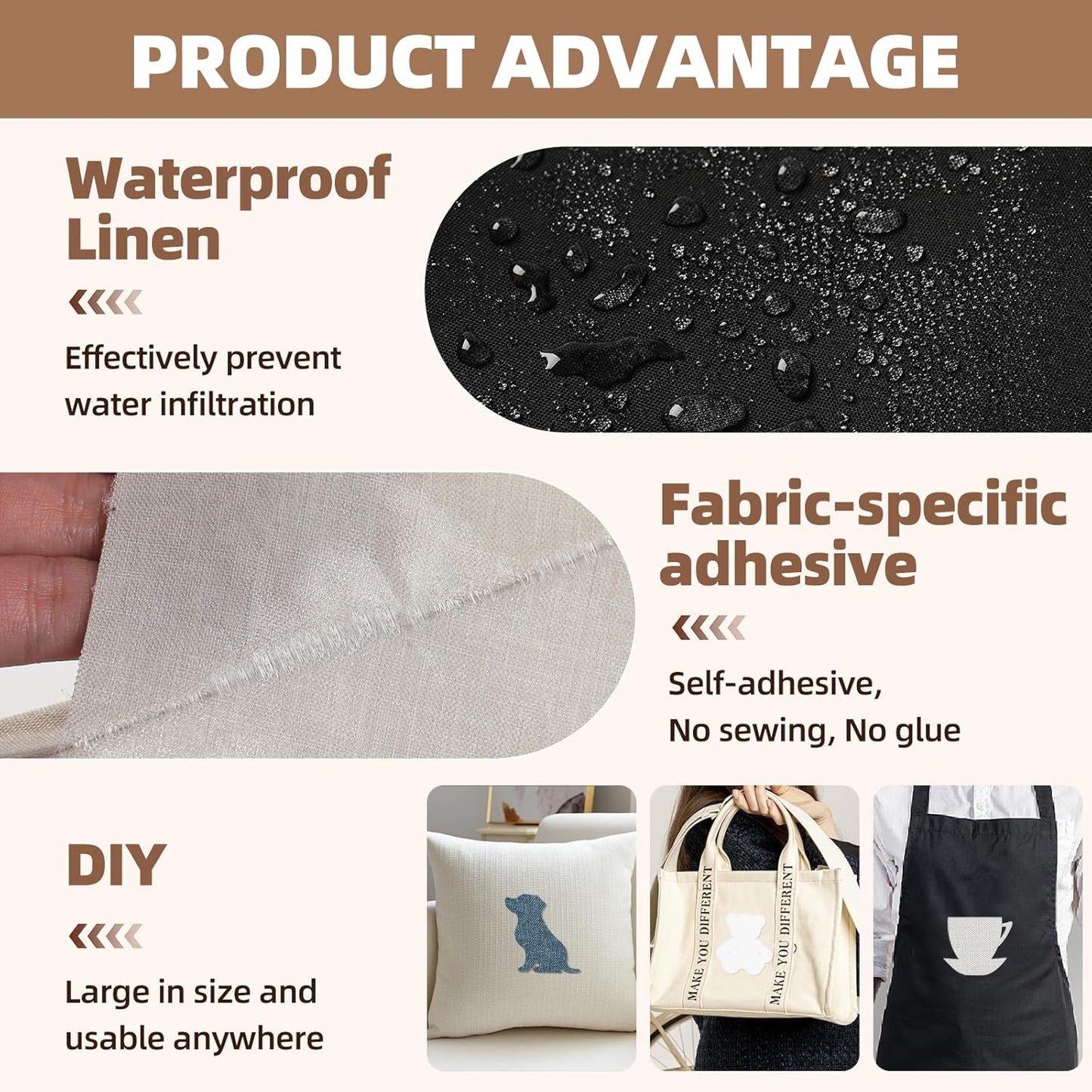 Fabric Repair Patch, Fabric Large Repair Tape, Self-Adhesive Patches for Furniture, Sofa, Car Interior, Shoes, Hand Bag, Clothing (Blue Grey, 3.5X79 Inch)