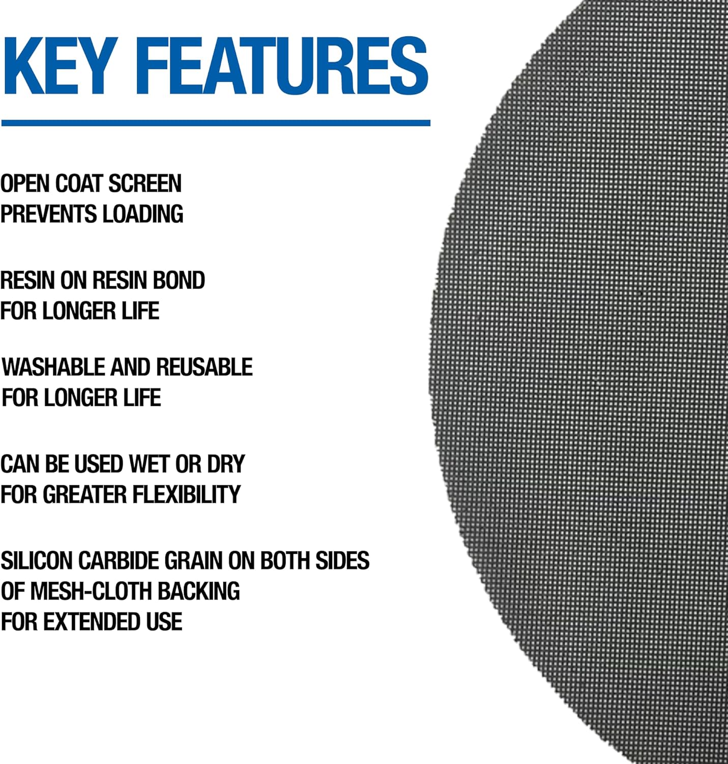 Floor Sanding Screen Disc, 10 Pack, 15", Grit 150