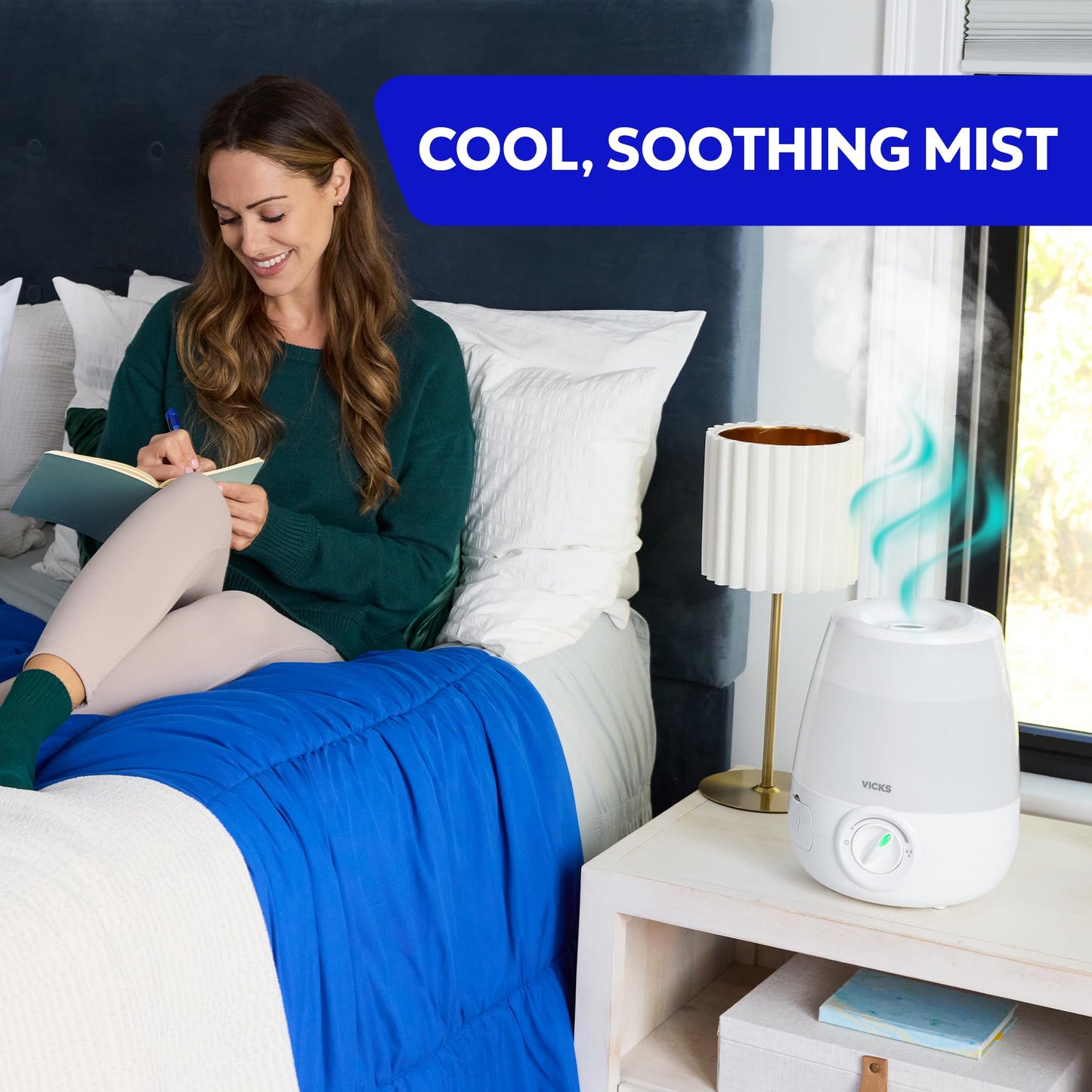 Vicks Filter-Free Ultrasonic Humidifier, Recommended by Pediatricians
