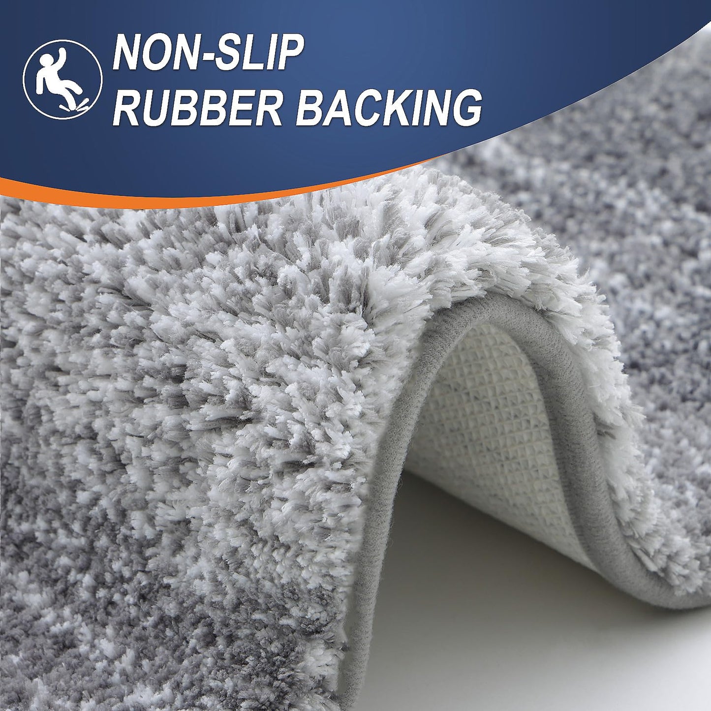 OLANLY Bathroom Rugs Mat 30x20, Extra Soft Absorbent Microfiber Bath Rugs