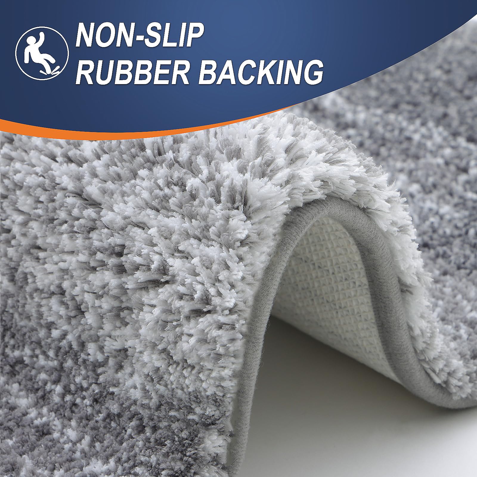 OLANLY Bathroom Rugs Mat 30x20, Extra Soft Absorbent Microfiber Bath Rugs