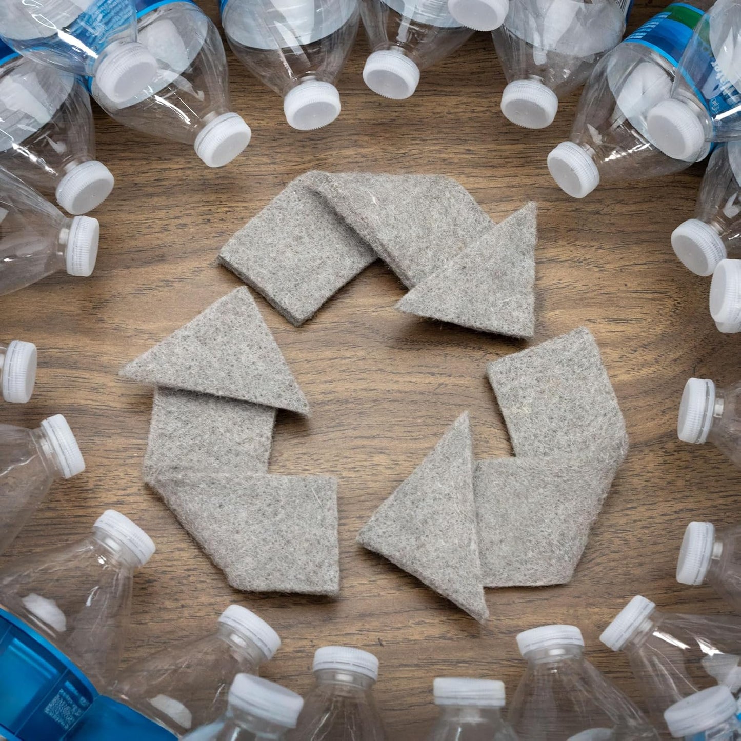 RUGPADUSA - Eco-Plush - 6'x8' - 3/8" Thick - 100% Felt - Extra Cushioned Rug Pad - Available in 3 Thicknesses, Many Custom Sizes