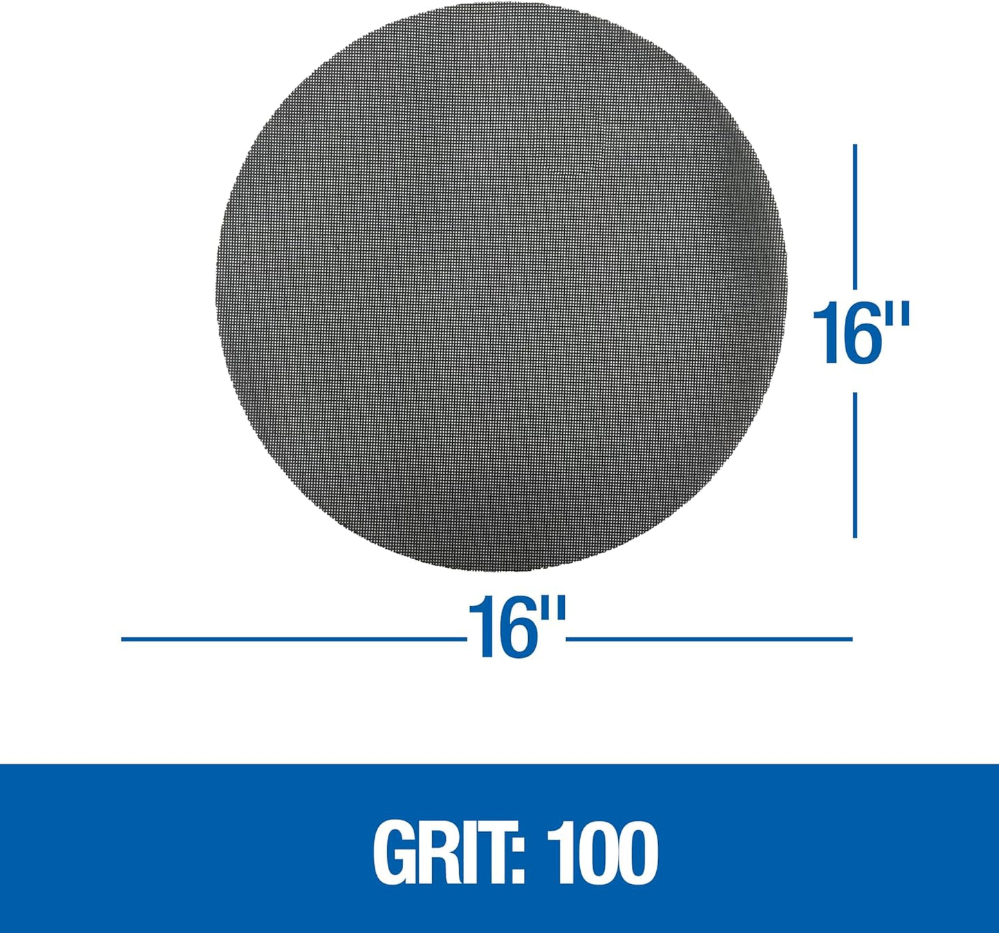 443100 Floor Sanding Screen Disc, 10 Pack, 19", Grit 100 Grit 100