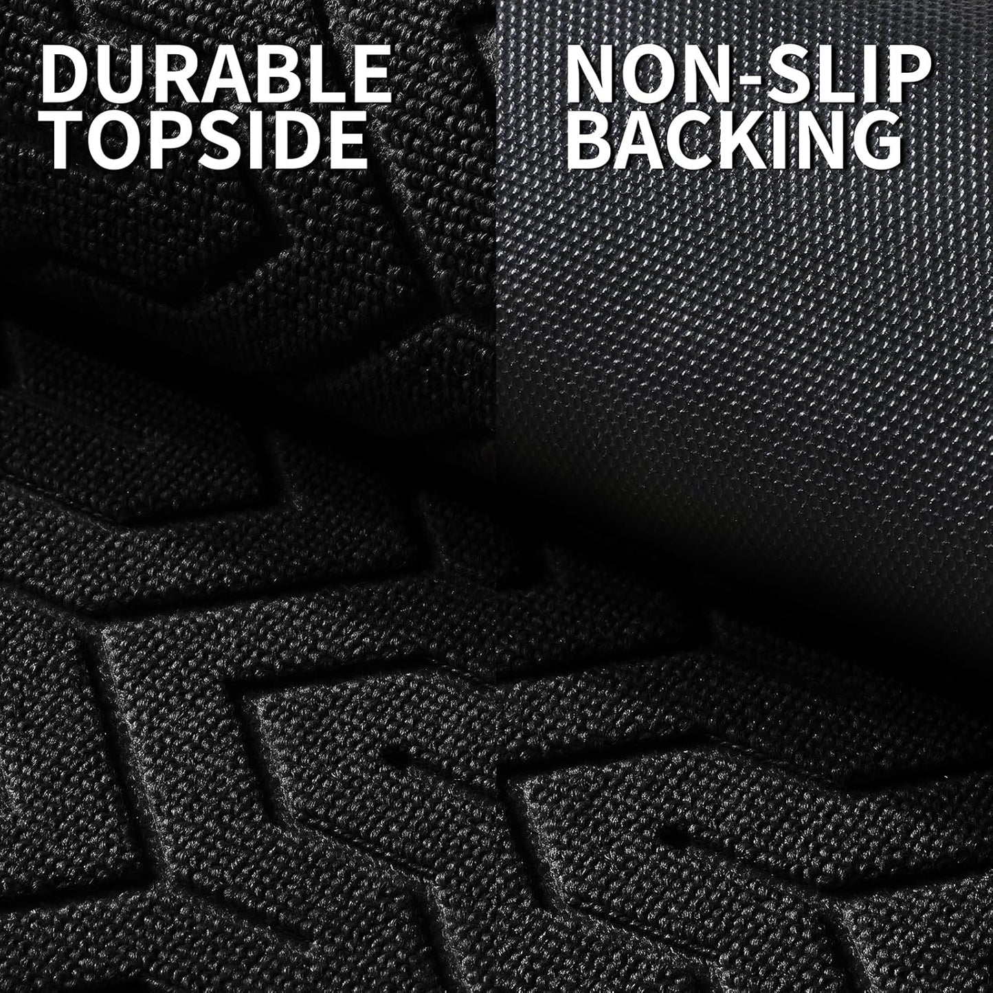 Yimobra Large Door Mat Outside Entrance 47x32, Waterproof Heavy Duty Outdoor Mats for Front Door, Non Slip Rubber Entry Mat for Garage Patio, Easy Clean, Black