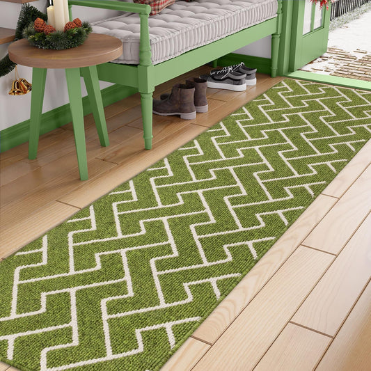 hicorfe Indoor Doormat,Front Back Door Mat Rubber Backing Non Slip Door Mats 20"x59" Absorbent