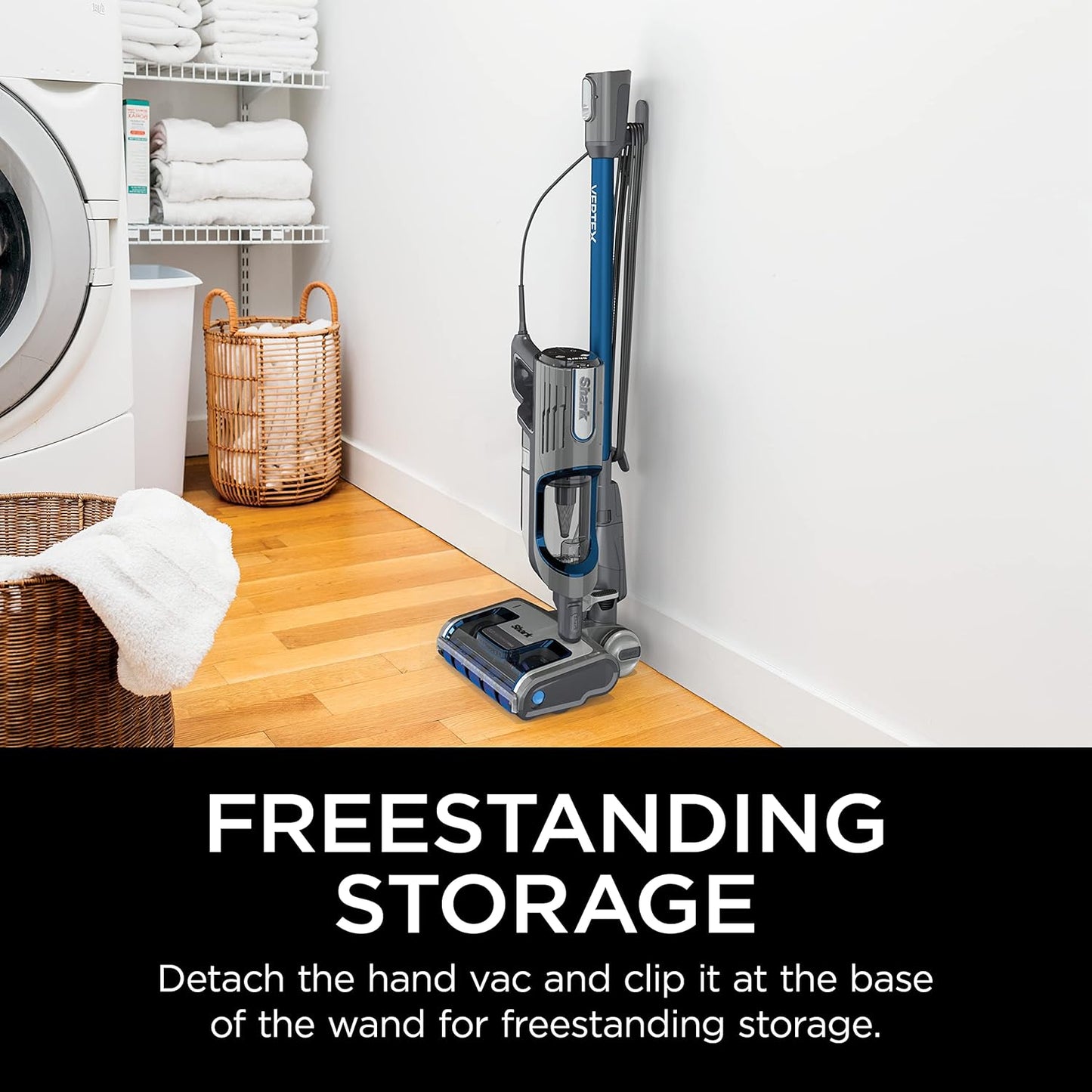 Shark | Corded Stick Vacuum Cleaner | Vertex Ultralight | Removable Handheld Vacuum | Pet Hair Vacuum for Carpet and Hard Floor | Powerful Suction | No Hair Wrap | 3 Attachments Included | HZ2002