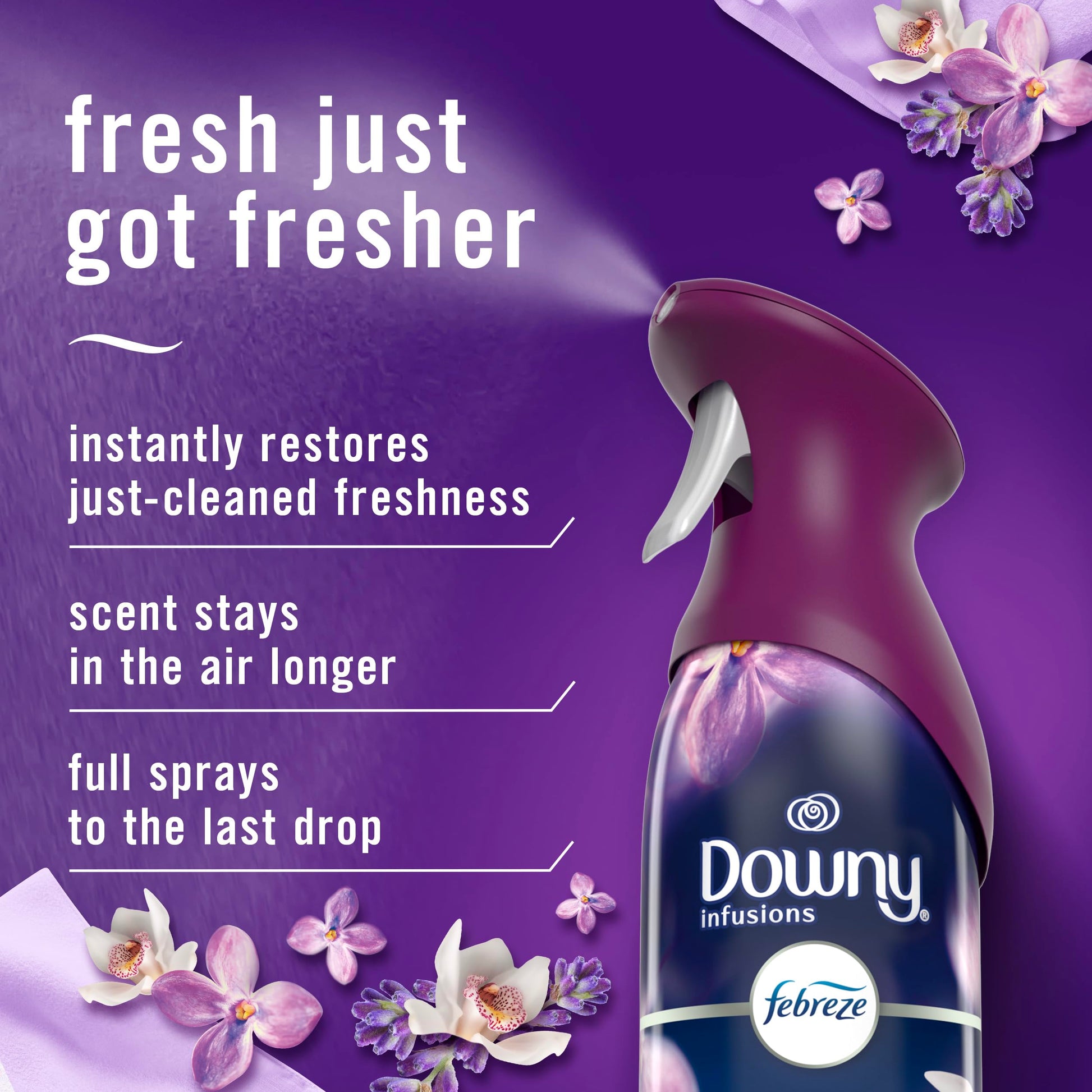 Febreze Air Mist, Air Freshener Spray, Odor Fighting Room Spray, Deodorizer for Home Bathroom