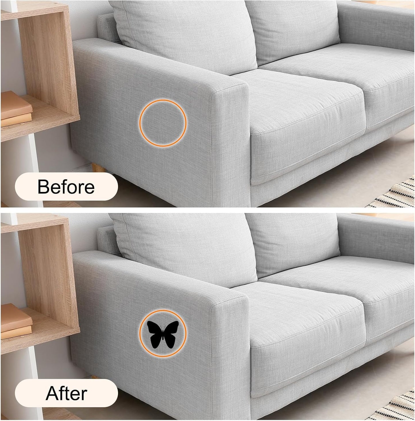 Repair Patches Repair Tape Self-Adhesive DIY Repair Patch Linen Gear Patch for Sofa, Furniture, Chair, Clothing,Tents,3.5x79 Inch,Dark Blue