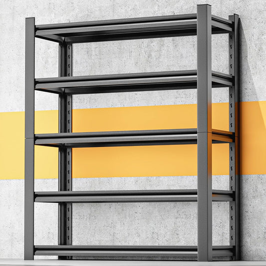 78" H 47.2" Wide Garage Shelving, Thickened Heavy Duty Metal Adjustable Shelves, Industrial Storage Rack
