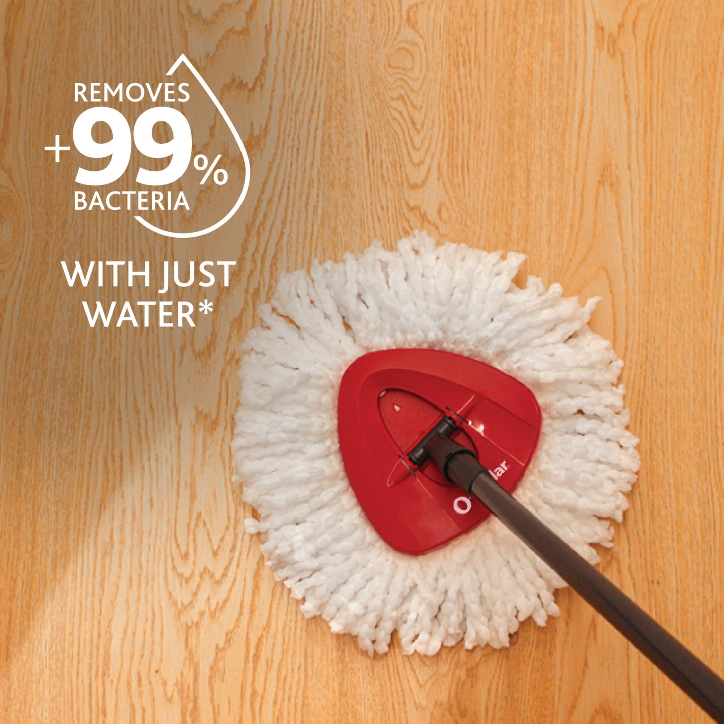 O-Cedar Easywring Microfiber Spin Mop & Bucket Floor Cleaning System + 3 Extra Refills (4 Refills