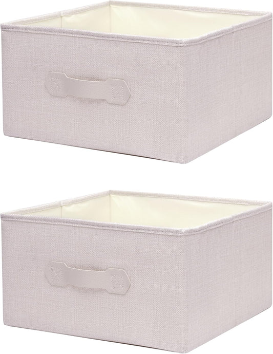 Large Hanging Sweater Organizer for Closet,Collapsible 6-Shelf Hanging Closet Shelves with Drawers, Washable (Beige -2 d)