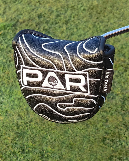 Big Teeth Golf Club Covers Full Set Driver Headcover Fairway Wood Hybrid Golf Club Iron Head