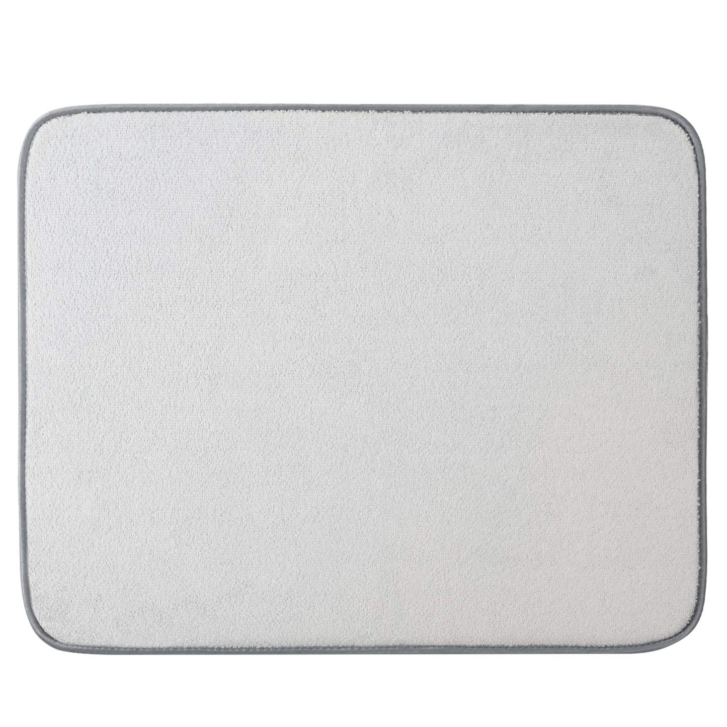SUBEKYU Dish Drying Mat for Kitchen 2 Pack, Ultra Absorbent Microfiber Dishes Drainer Mats, 19.2 by