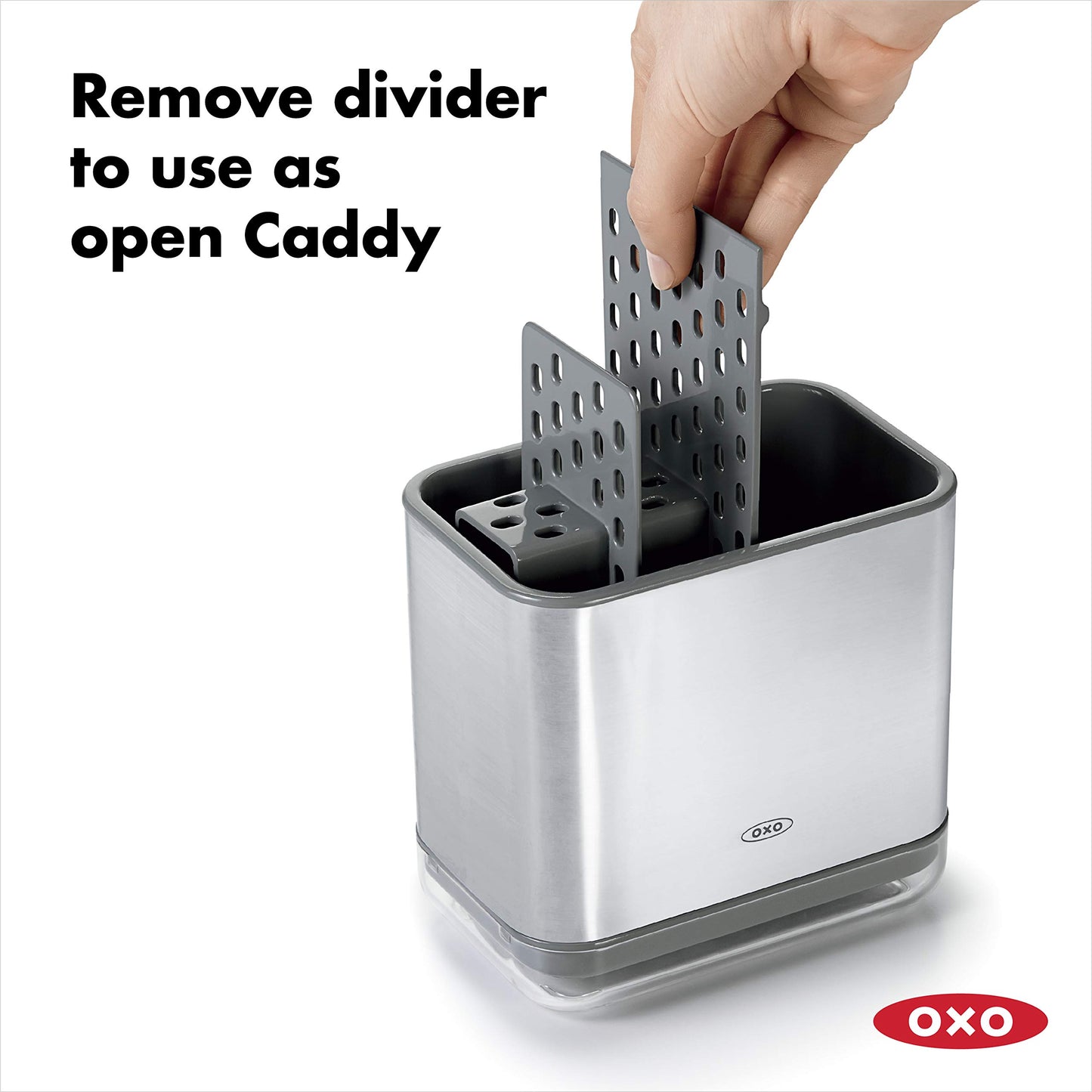 OXO Good Grips Stainless Steel Sink Organizer Caddy & Sponge Holder