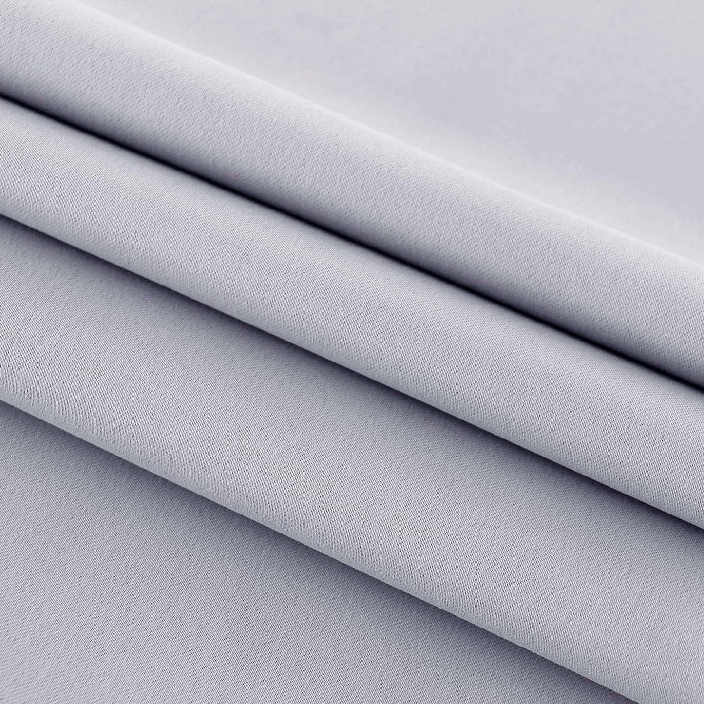 DWCN French Door Curtains – Rod Pocket Thermal Blackout Curtain for Doors with Glass Window, Kitchen and Patio Doors for Privacy, 25 X 80 Inches Long, 1 Curtain Panel with Tieback, Silver Grey