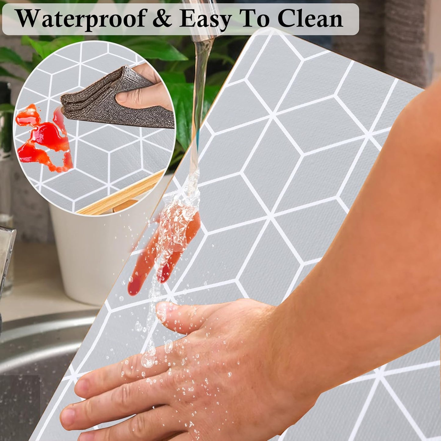 Shelf Cabinet Liner 11 Inch Wide X 20 Ft Non Adhesive Kitchen Drawer Liners Non Slip Water Oil-Proof Strong Grip Pantry Shelves Mat for Bathroom Cupboard Closet Refrigerator