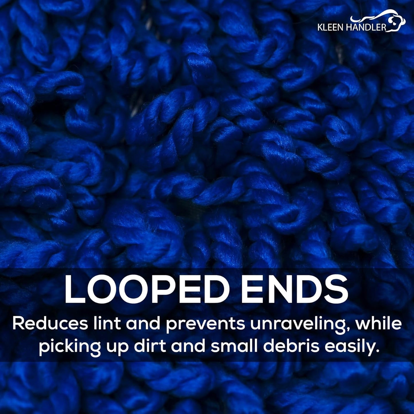 Kleen Handler 48 inch Microfiber Dust Mop | 12 Pack, Extra Large Washable Commercial Mop Head Replacement