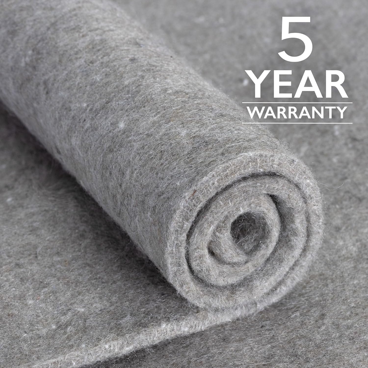 RUGPADUSA - Eco-Plush - 10'x14' - 3/8" Thick - 100% Felt - Extra Cushioned Rug Pad - Available in 3