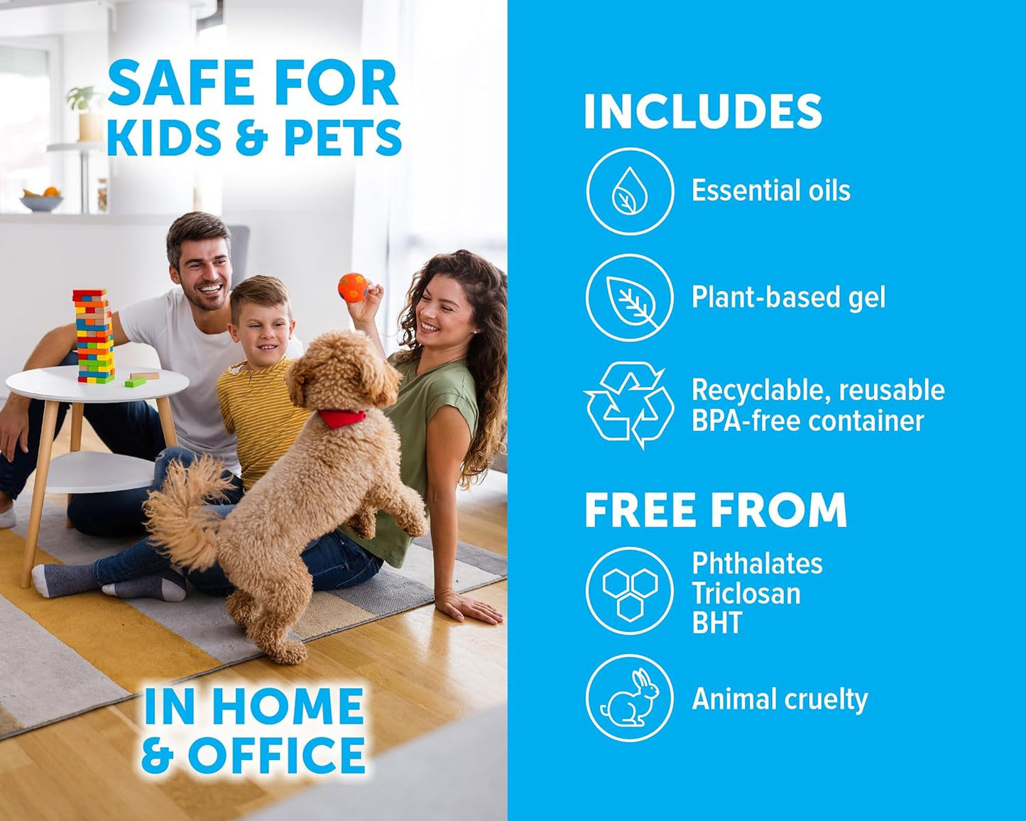 Bright Air 14 oz. Super Odor Eliminator, for Medium-Size Spaces, Fresh Apples & Spice Scent, Case of 6, Lasts Up to 90 Days Each