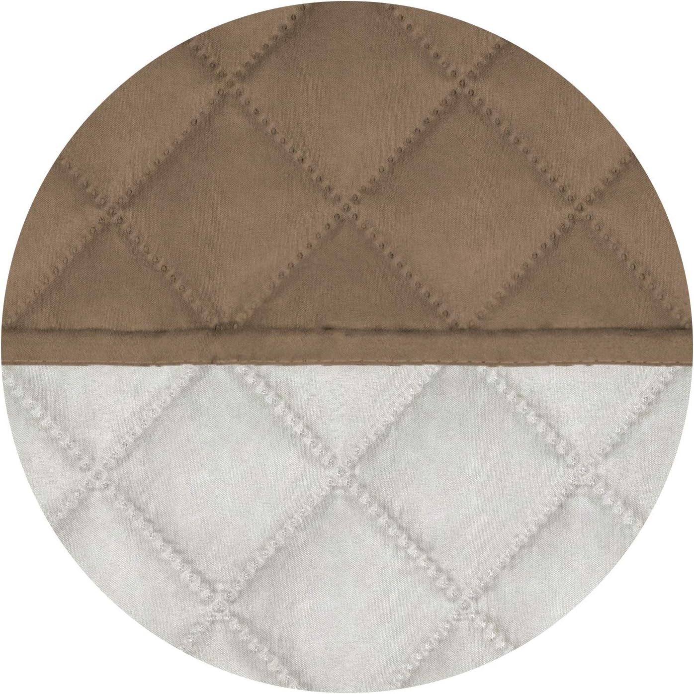 PureFit Reversible Quilted Sofa Cover, Water Resistant Slipcover Furniture Protector, Washable Couch Cover with Non Slip and Elastic Straps for Kids, Dogs, Pets (Sofa, Camel/Ivory)