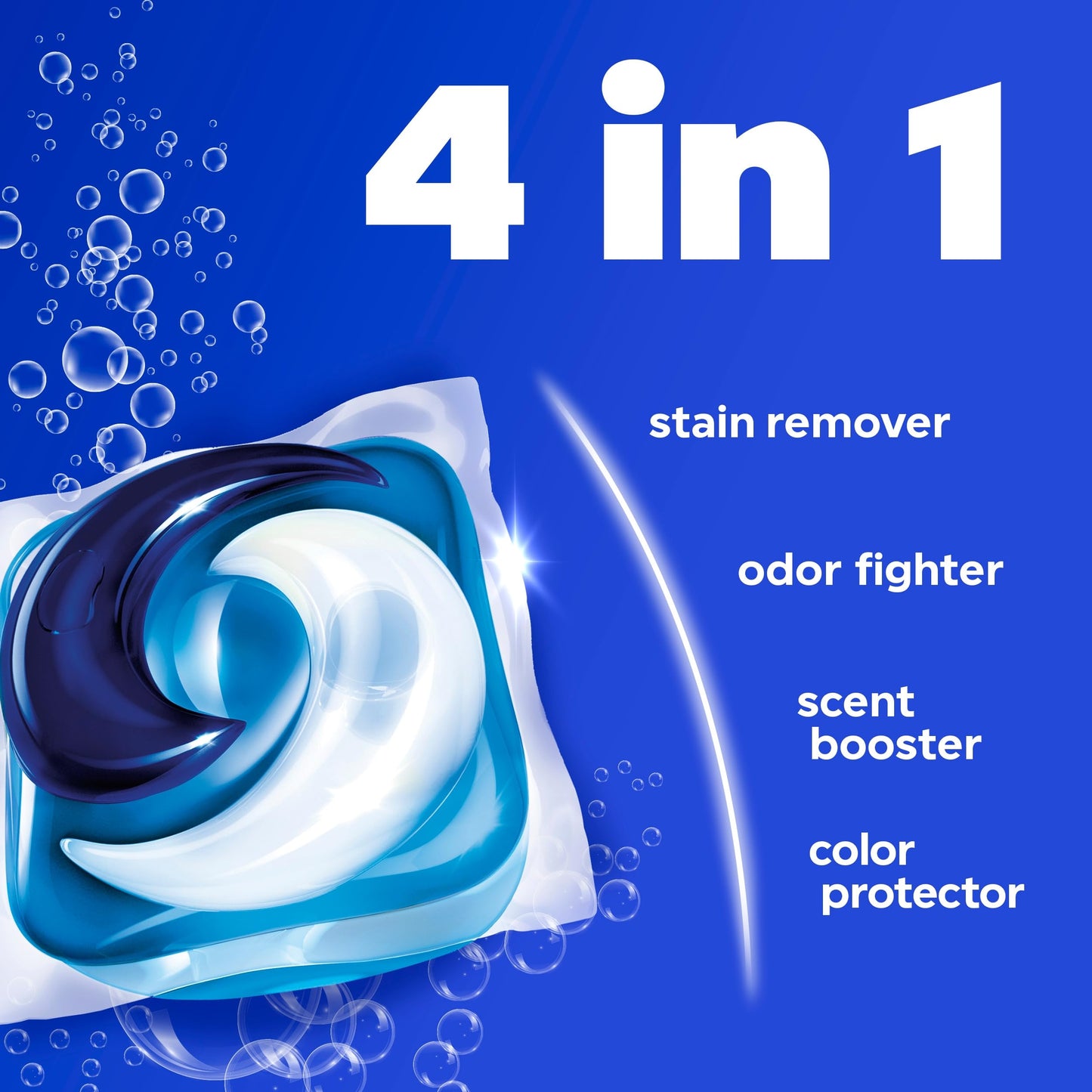 Tide 4-in-1 Ultra Oxi PODS Laundry Detergent Pacs, 85 Count, HE Compatible, Built in Pre-treater