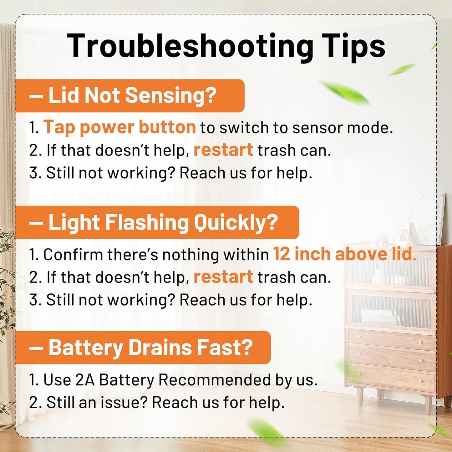 2 Pack 2.7 Gal Bathroom Trash Can with Lid, Automatic Trash Can Small Smart Garbage Can Touchless, Slim Motion Sensor Waterproof Plastic Trash Bins for Bedroom Office Kitchen Toilet Pink