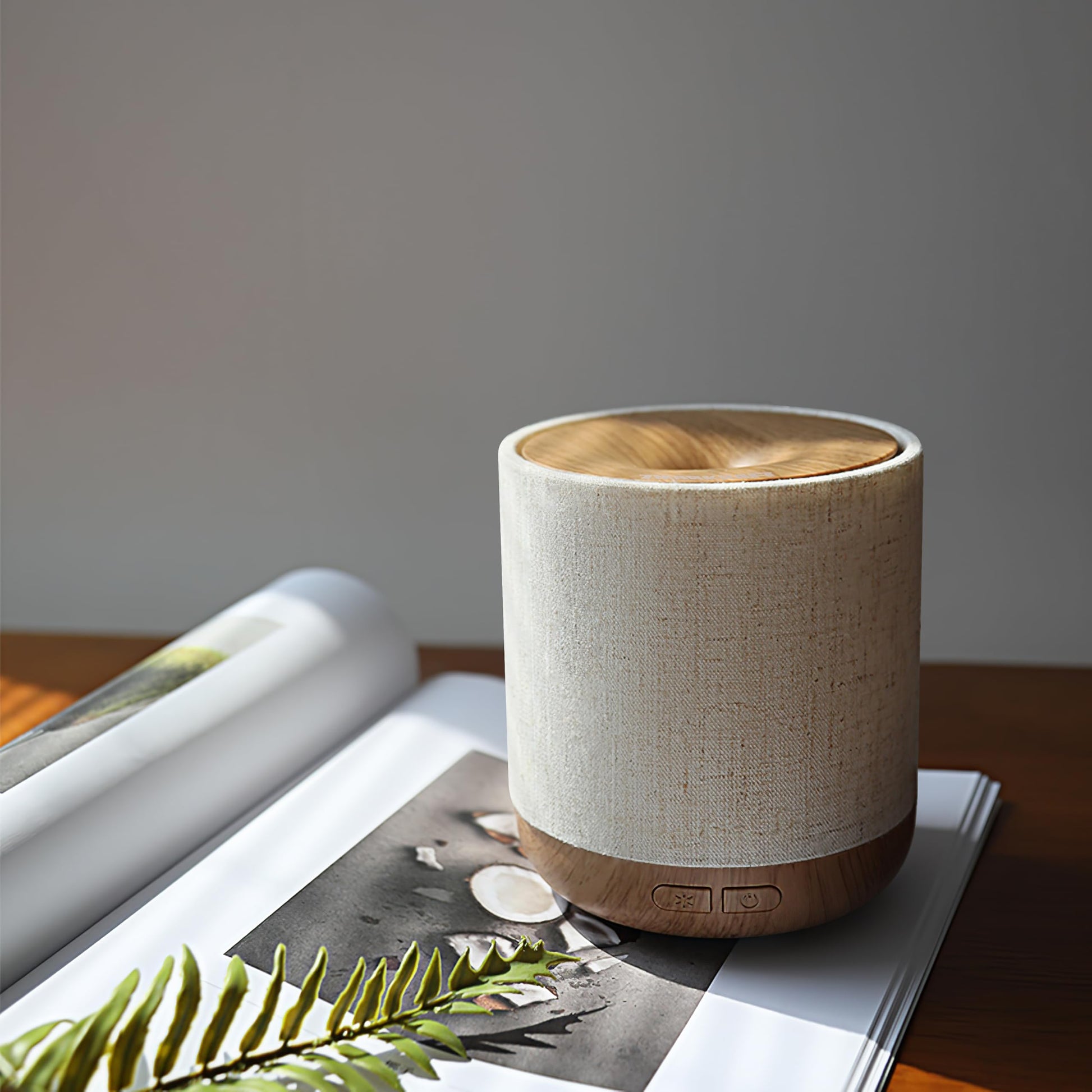 ZmarKraft Essential Oil Diffuser with Fabric Cover and Night Lamp