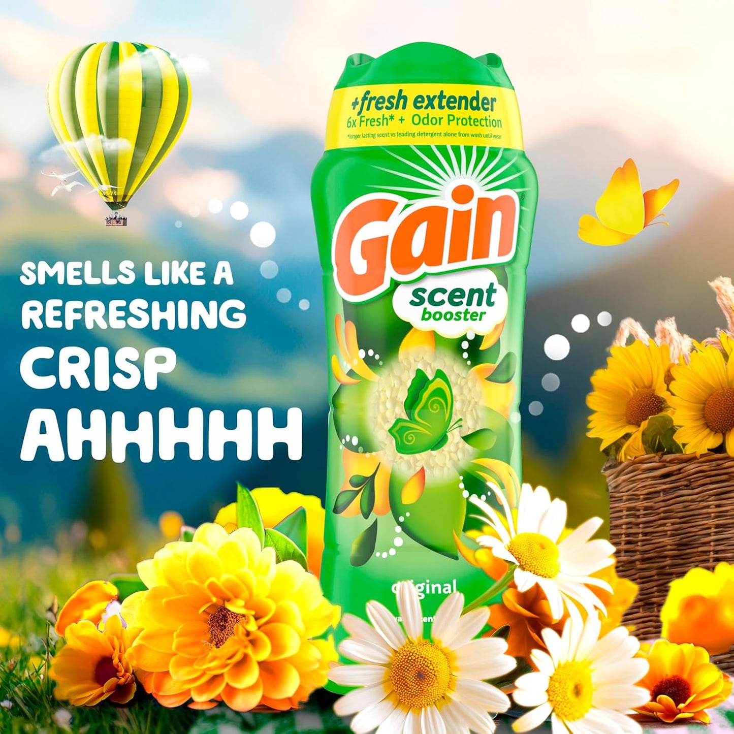 Gain Fireworks In-Wash Scent Booster Beads, Original, 12.2 oz