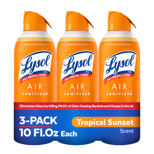 Lysol Air Sanitizer Spray with Bacterial Odor Eliminator for Home & Office, Sanitizing Air Spray