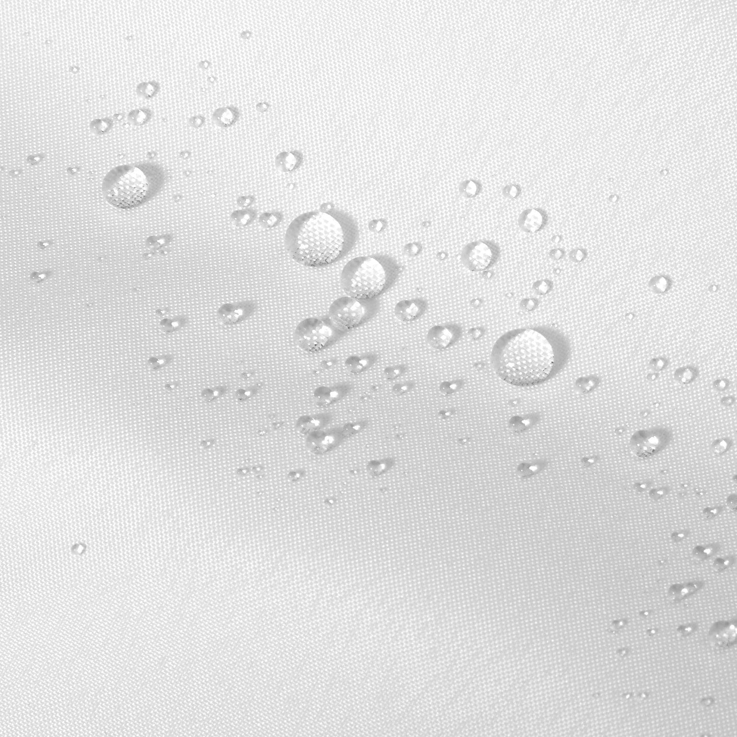 ALYVIA SPRING Extra Long Waterproof Fabric Shower Curtain Liner White 72x84