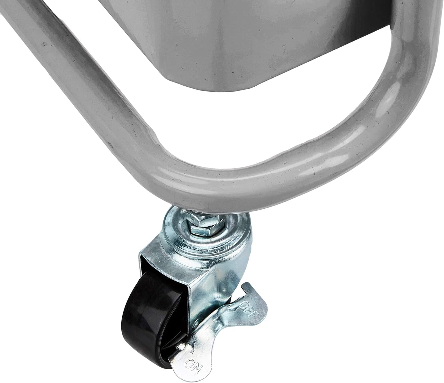 Amazon Basics 3-Tier Rolling Utility or Kitchen Cart, Lockable Wheels, Multifunctional Storage, Charcoal