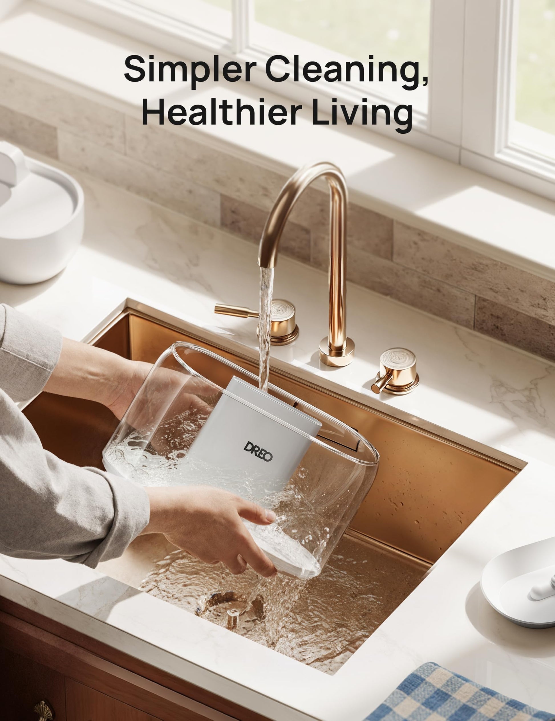 DREO 4L Humidifiers for Bedroom, 36H Runtime, 28 dB Quiet, HM311