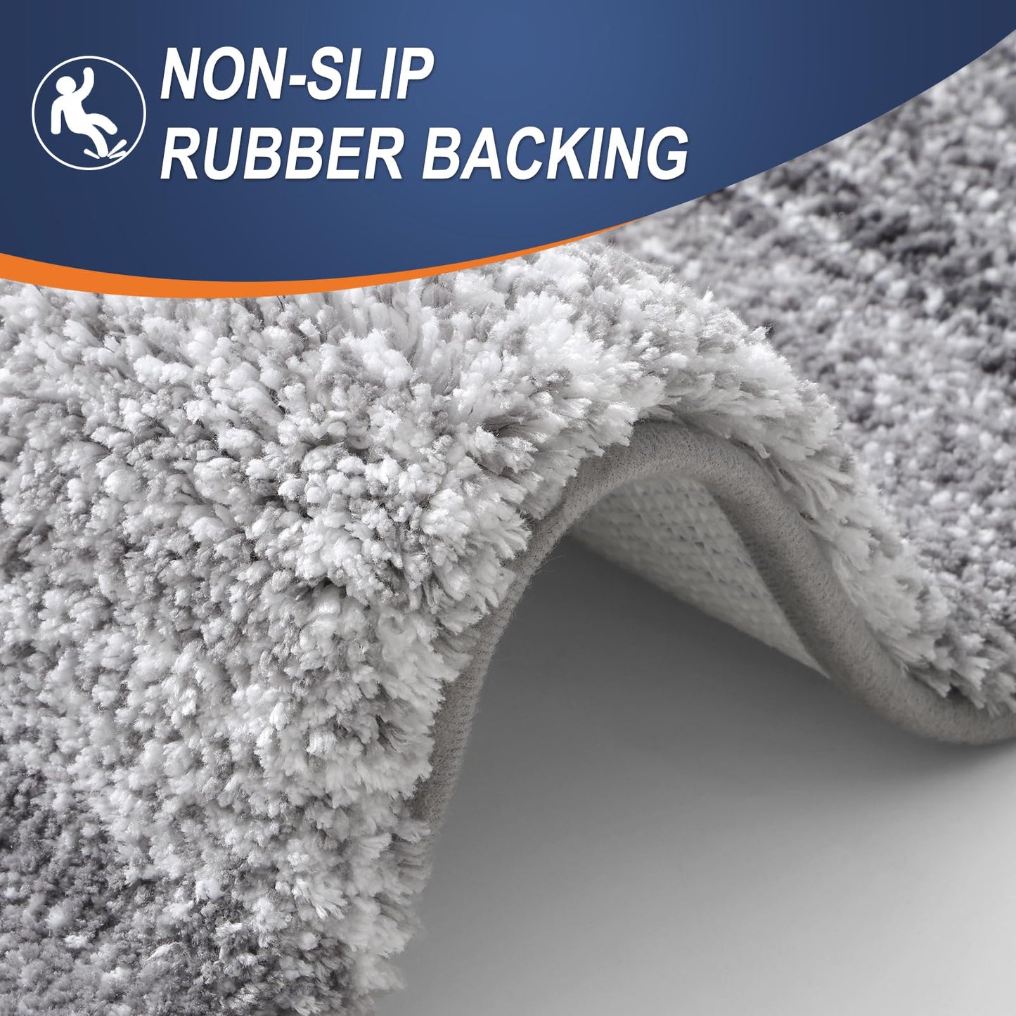 OLANLY Microfiber Bathroom Rugs Sets 3 Piece, 30"x20"+24"x16"+24"x20"