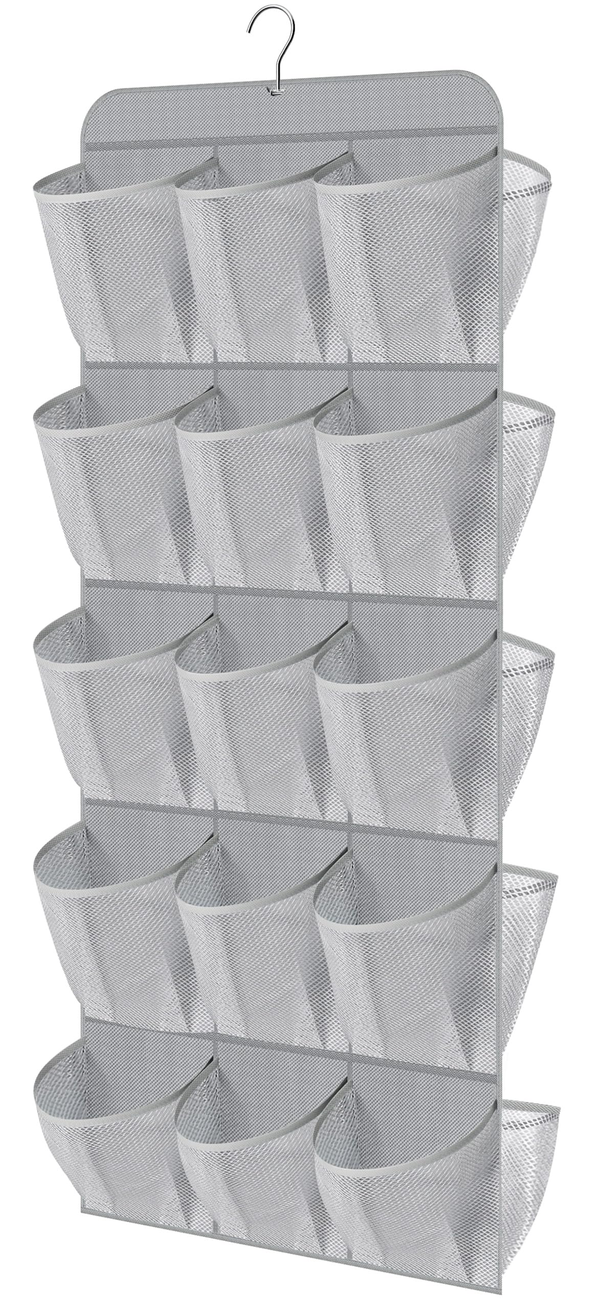 MISSLO 30 Large Pockets Dual Sided Hanging Shoe Organizer for Closet with Rotating Hanger Hanging