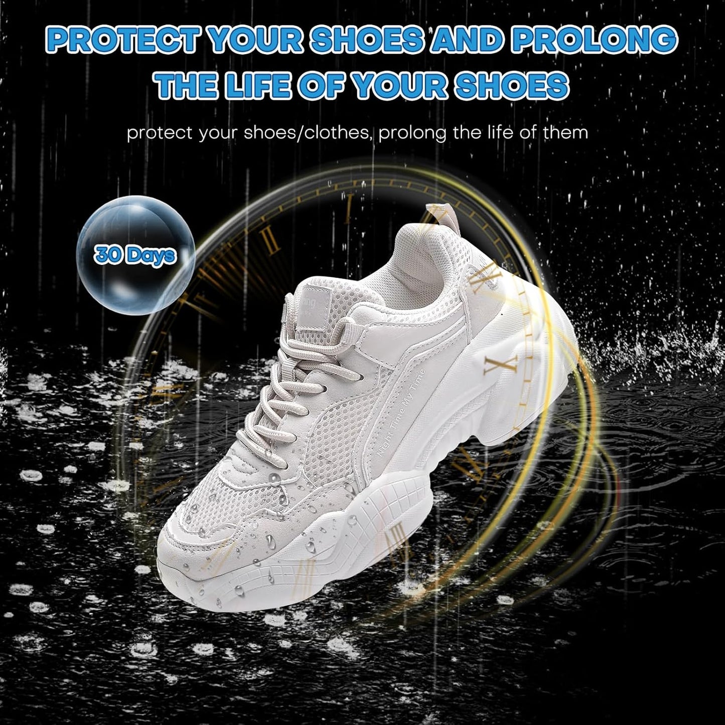 etching Shoe Protector Spray, Suede Protector Spray, Rain & Stain Waterproof Protection for Shoes, Boots, Handbags, Purses, Suede, Leather, Canvas, Nubuck, Fabric, Nylon, 10.15Oz