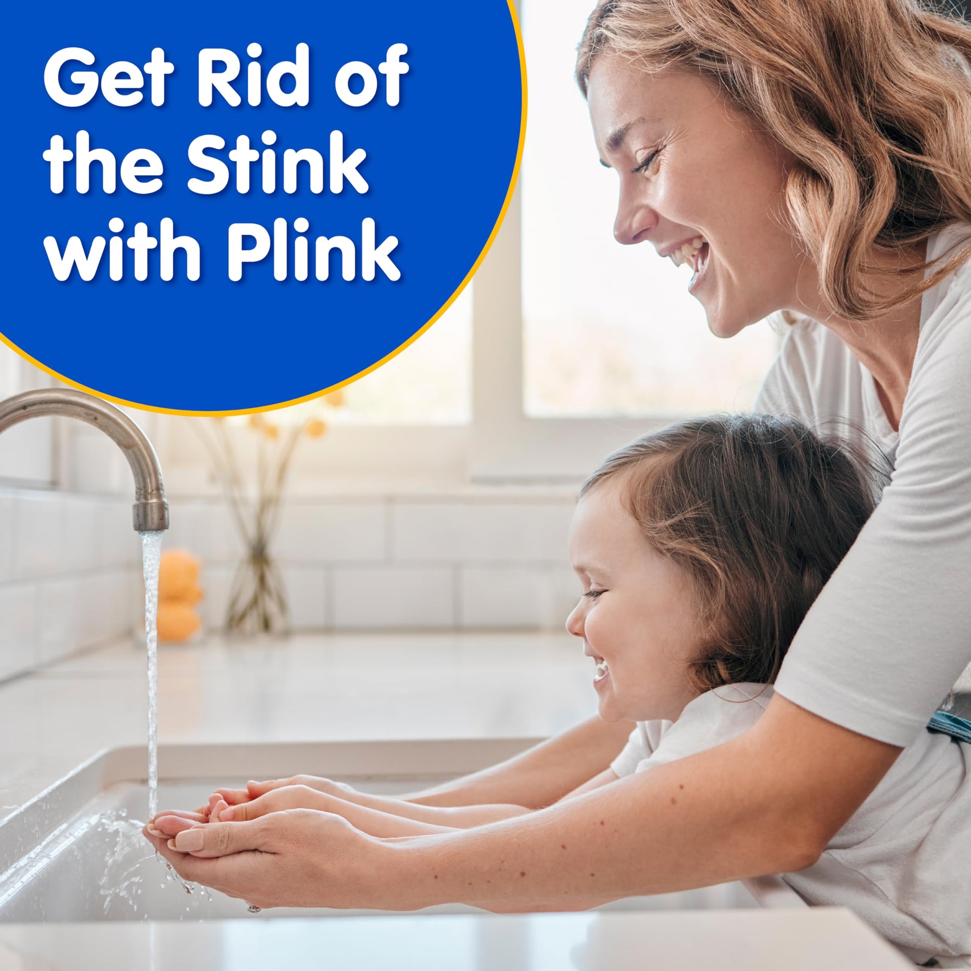 Plink Garbage Disposal Cleaner & Deodorizer, Lemon Freshener, 40 Count