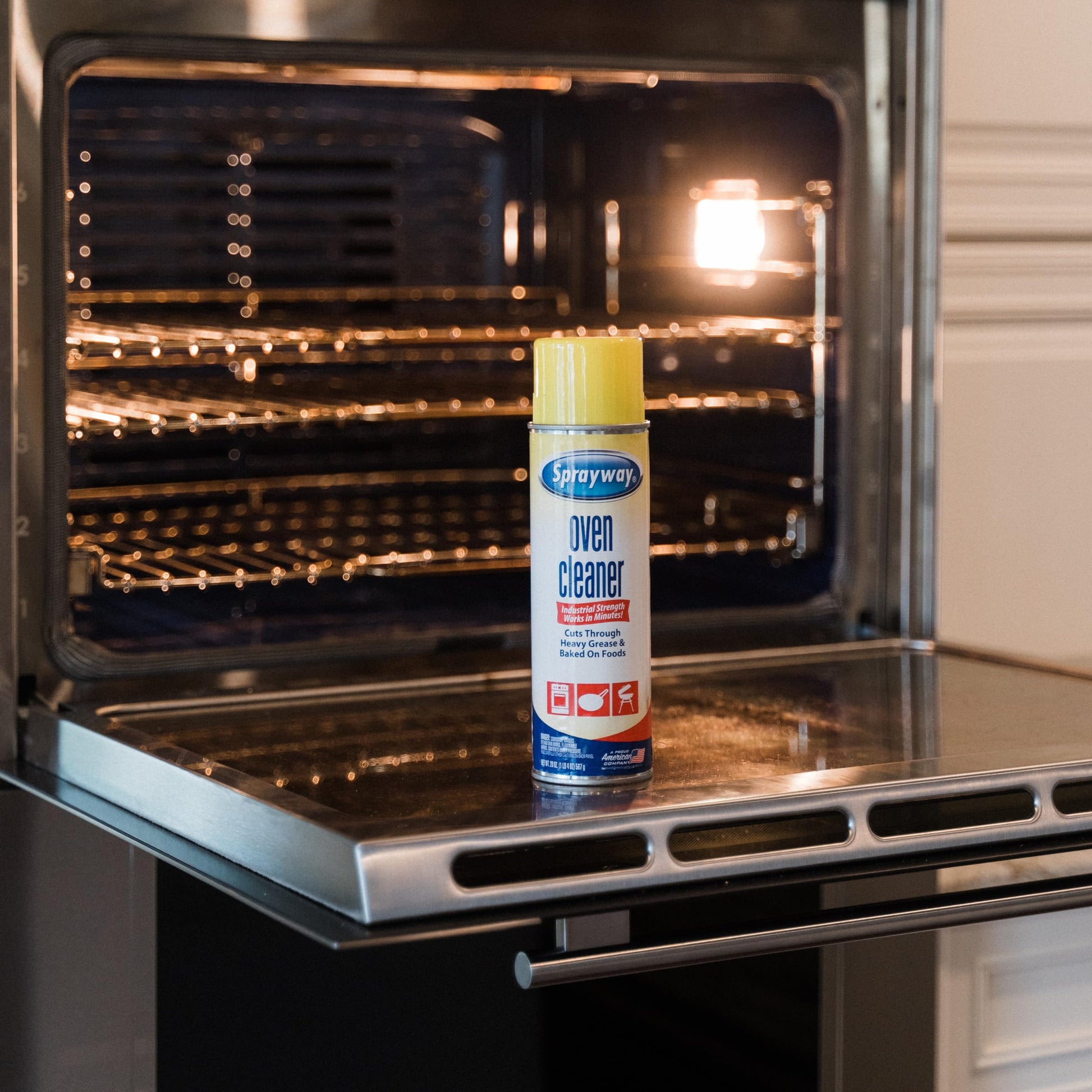Sprayway Heavy-Duty Oven & Grill Cleaner, Removes Oil & Grease, 20 Oz, 1.25 Pound (Pack of 1), 20