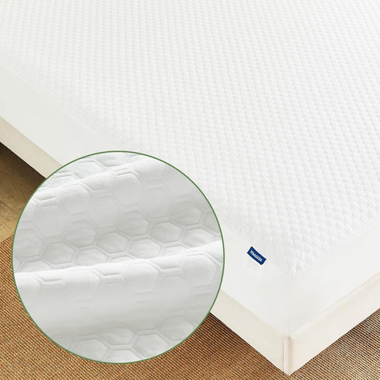 Luxury Queen Size Tencel Waterproof Mattress Protector Deep Pocket - Premium Cooling Bed Cover Pad