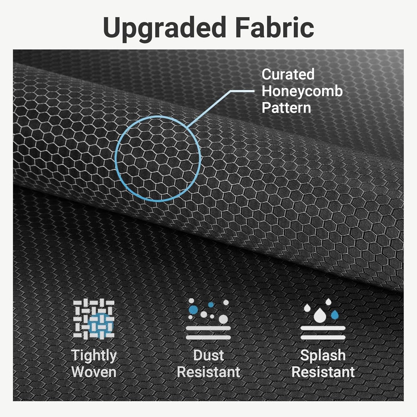 VIPEK V5C Covered Clothes Rack Heavy Duty Portable Closet Wardrobe, Freestanding White Metal Clothing Rack with Black Dustproof Cover, Adjustable Custom Closet Rack, 57.9"L x 17.3"W x 76.4"H (Medium)