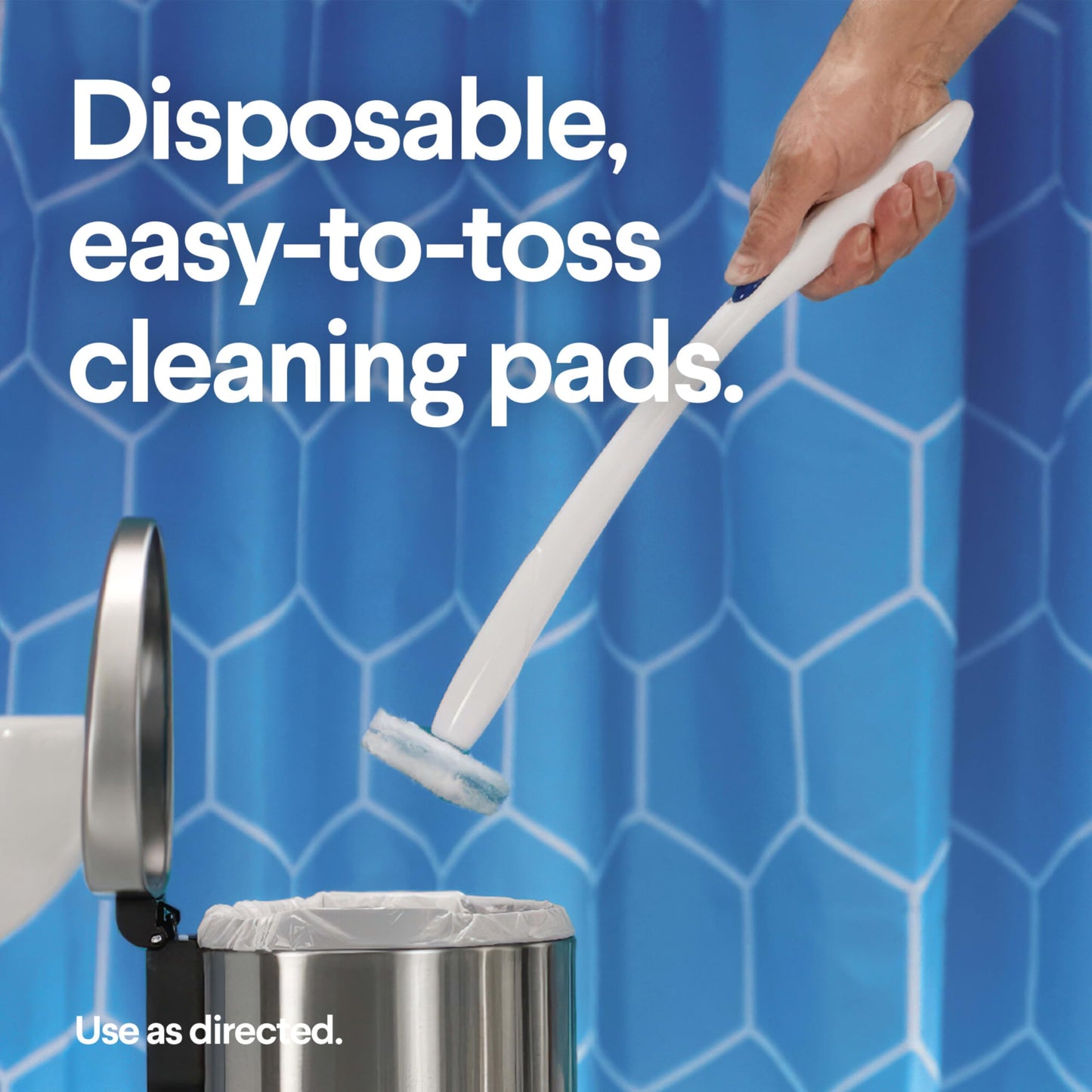 Clorox ToiletWand Disposable Toilet Cleaner Refills, 30 Count, Kills 99.9% of Germs and Viruses