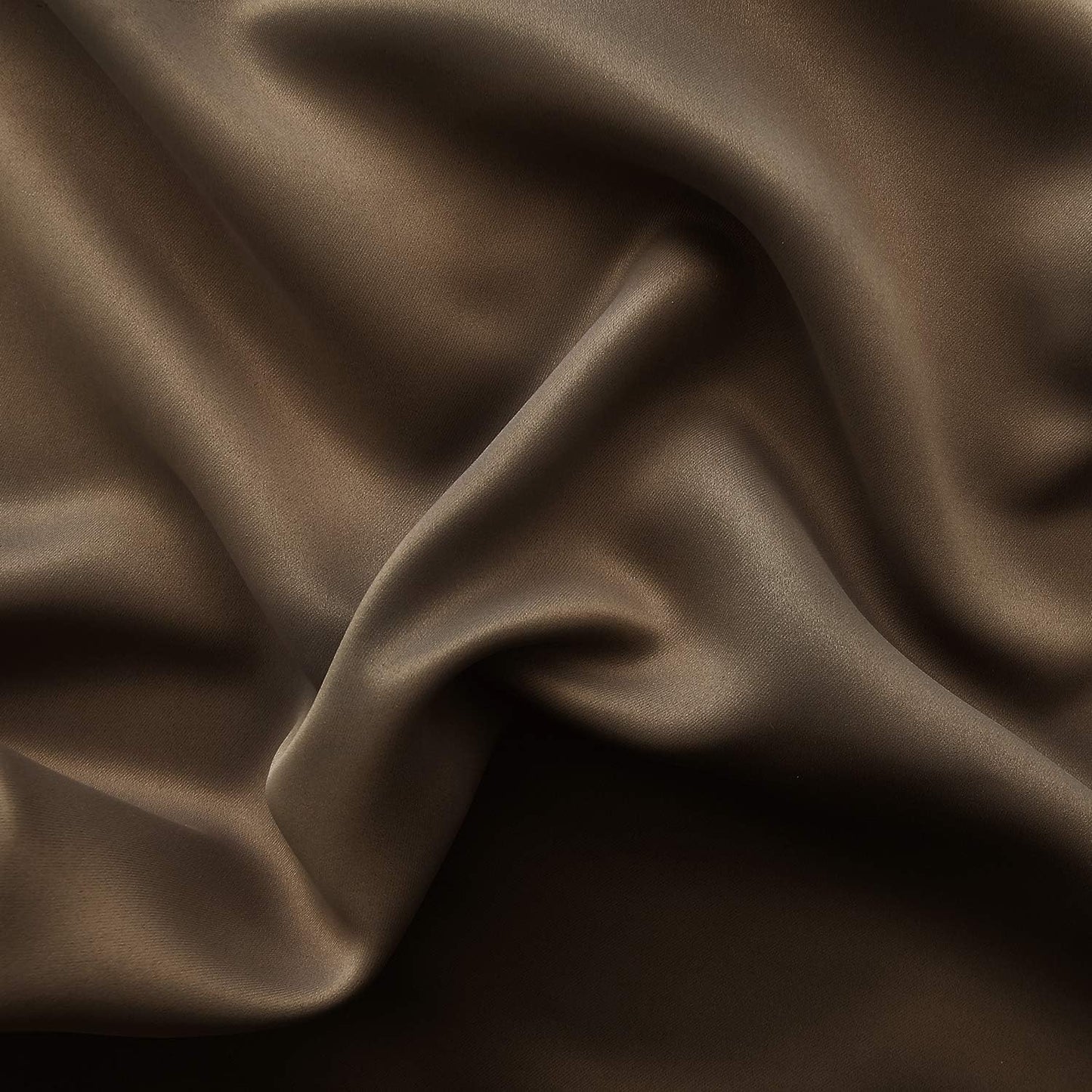 DWCN French Door Curtains – Rod Pocket Thermal Blackout Curtain for Doors with Glass Window, Kitchen and Patio Doors for Privacy, 12 X 72 Inches Long, 1 Curtain Panel with Tieback, Brown