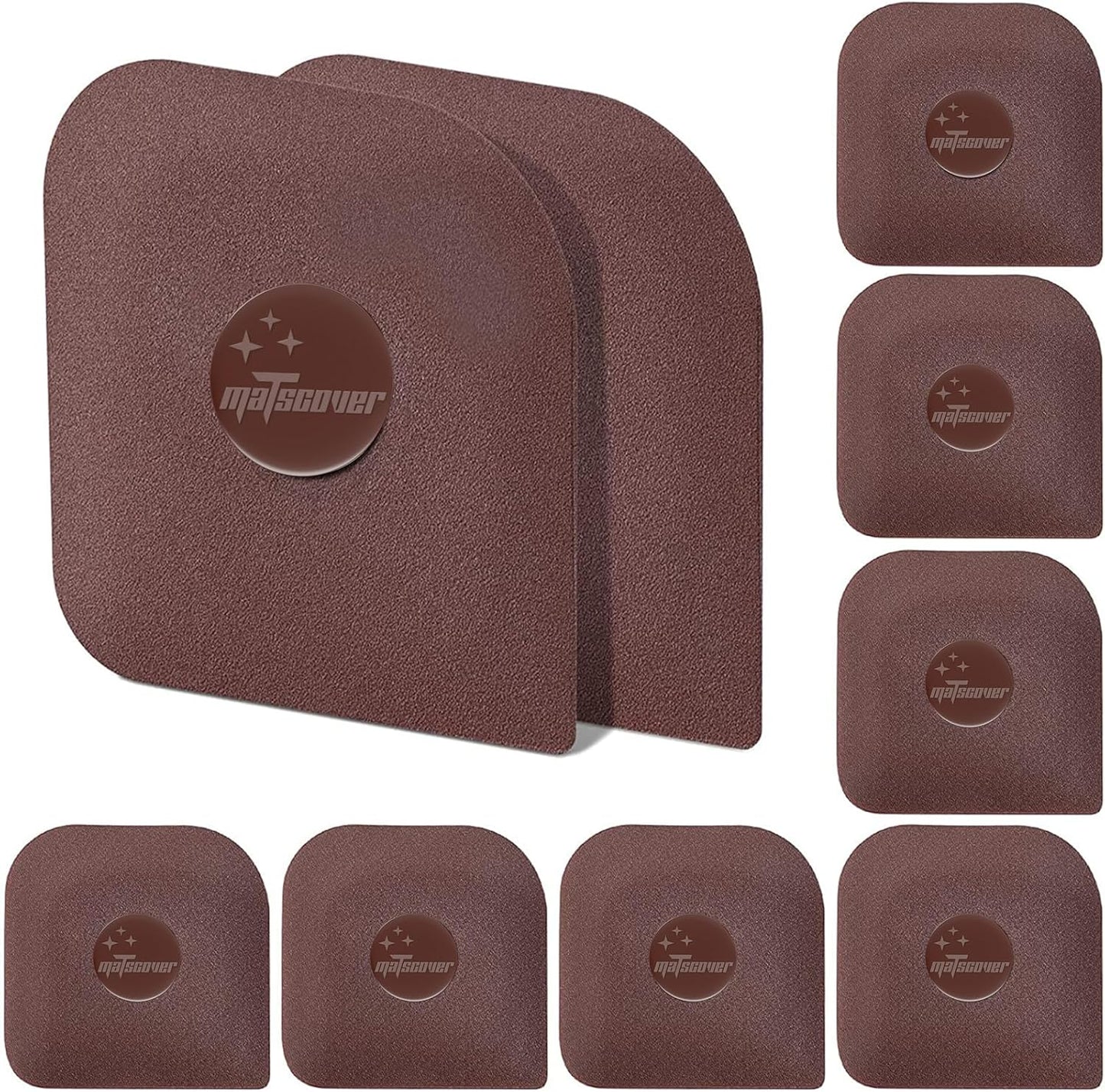 Pan Scraper, 10 Pcs Plastic, Non Scratch for Cast Iron, Pot and Pan Cleaning, Sturdy Scraper Kitchen Tool