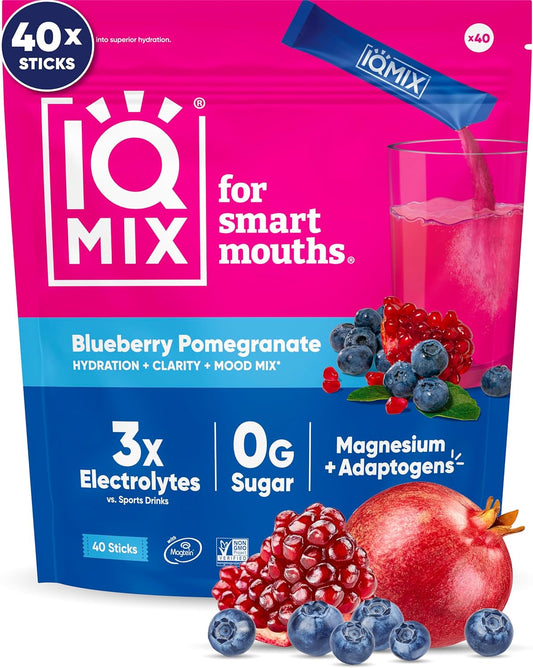 IQMIX Hydration Electrolyte Powder – 4-in-1 Formula for Hydration, Mental Clarity, Mood and
