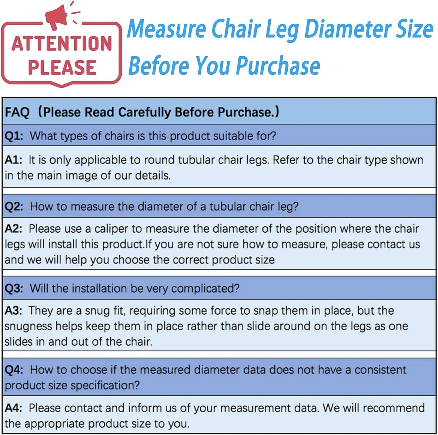 Rectangle U Shaped Chair Leg Tips Cap with Felt Pads,Furniture Feet Protectors Slide Smoothly Glides,Protect Hardwood Floor No Scratches No Noise,Fit 14mm(9/16inch) Diameter Tubular Legs (Black 8PCS)