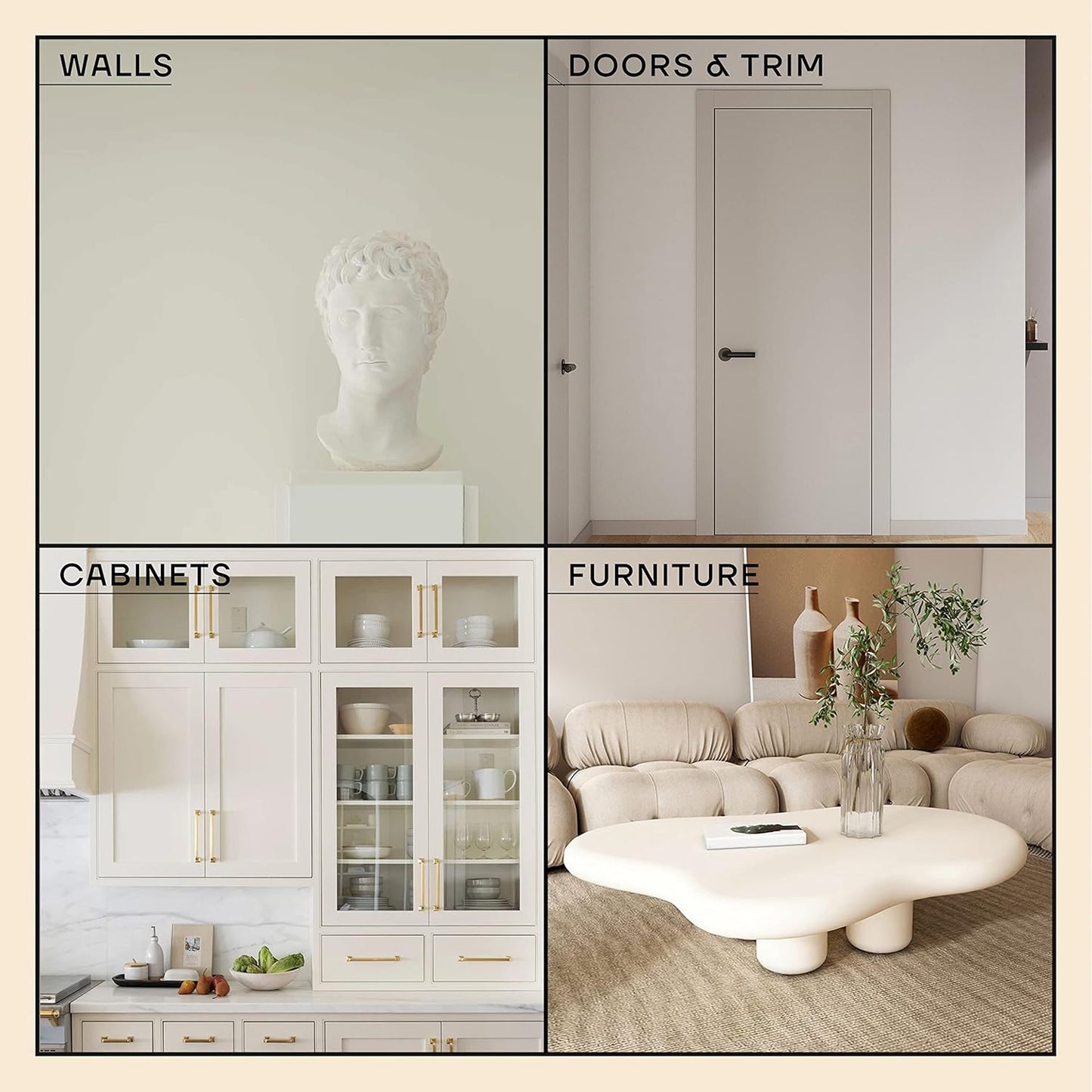 soto Beige Paint Touch Up, Multi-Surface, Matte Finish (No. 20 Toned Tan) — 10 Milliliters of Scratch Repair for Furniture, Walls, Cabinets, Trim, Doors, Indoor/Outdoor