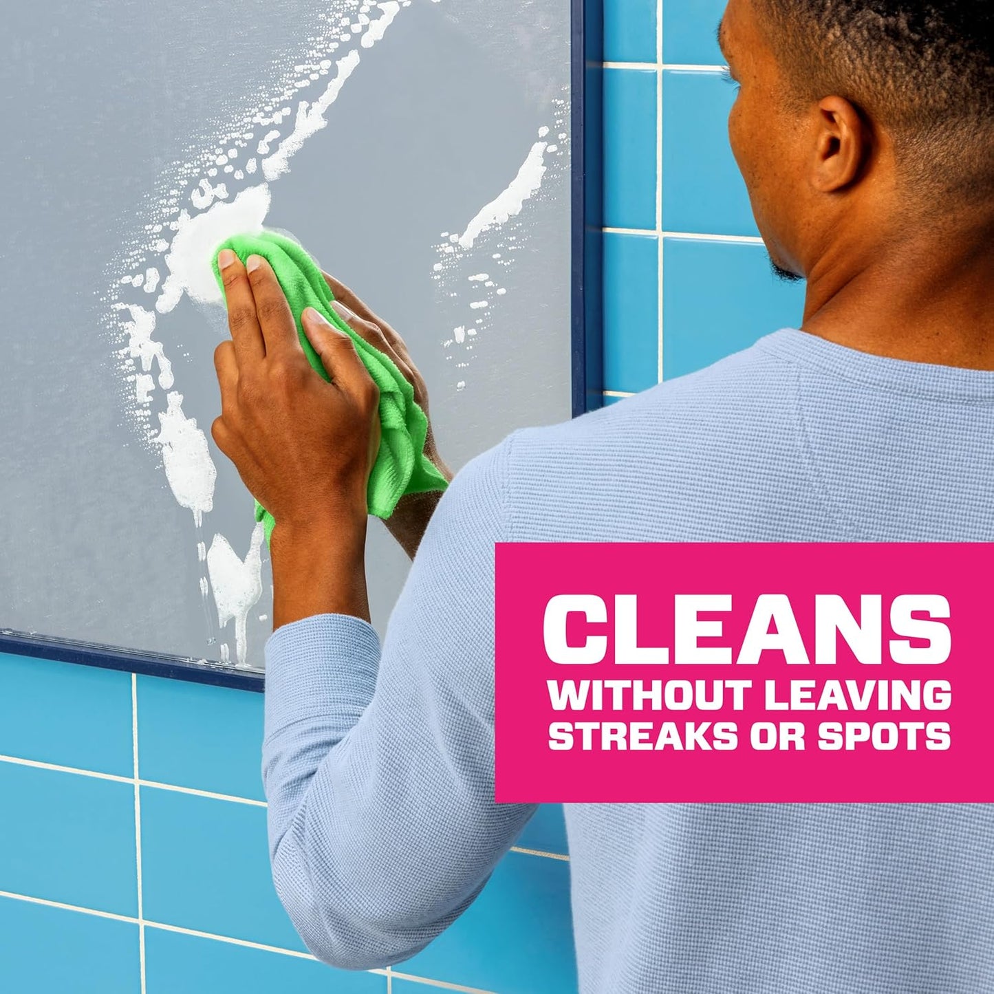 Mr. Clean Clean Freak Foaming Bathroom Surface Cleaner Multi-Surface Spray Starter Kit and Refill Bundle, Grapefruit Scent, 64 fl oz