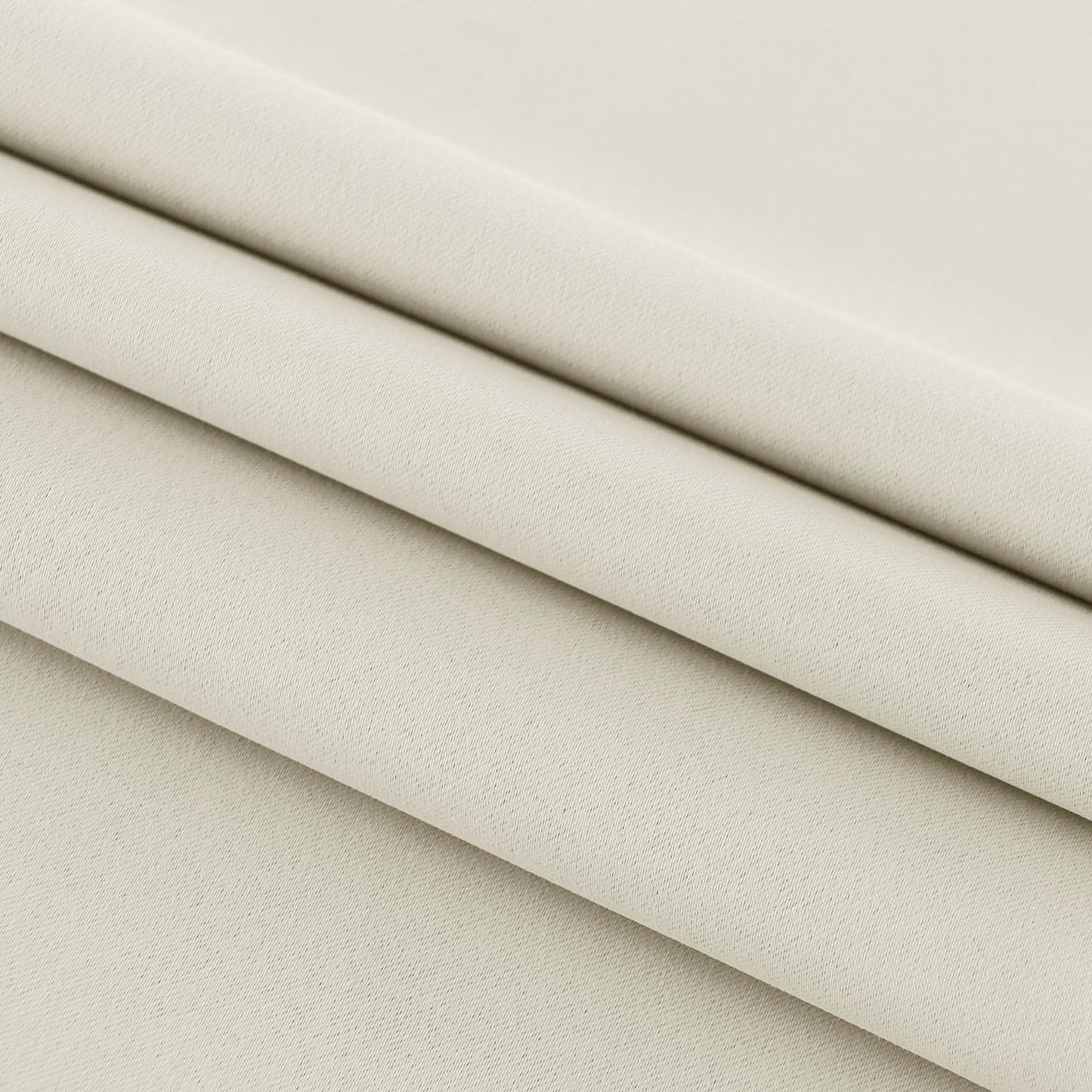 DWCN French Door Curtains – Rod Pocket Thermal Blackout Curtain for Doors with Glass Window, Kitchen and Patio Doors for Privacy, 54 X 72 Inches Long, 1 Curtain Panel with Tieback, Light Beige