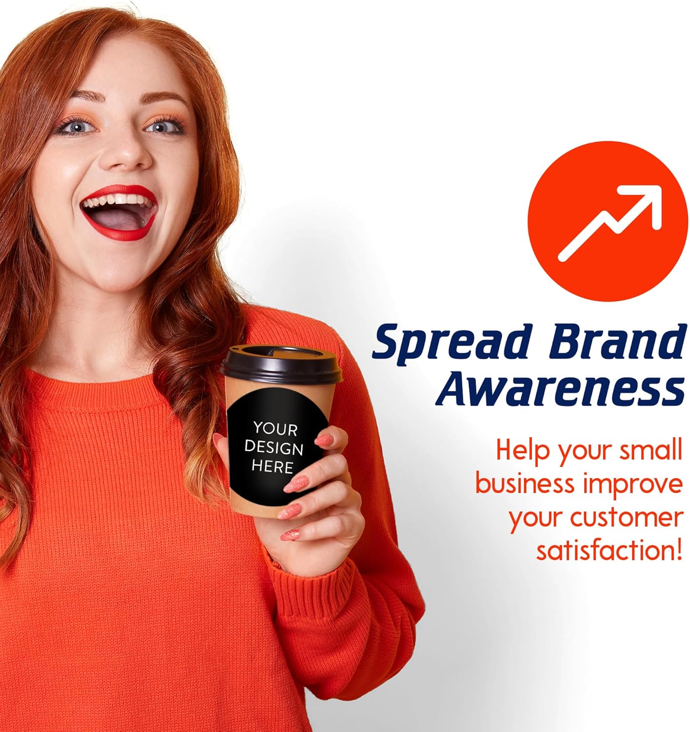 5-1000 Custom Vinyl Stickers - Upload Your own Image, Text, Design, Logo - Personalized Logo Labels for Handmade, Packaging, Bottle, Jars, Candle, Brand Stickers (Black, 6x6)